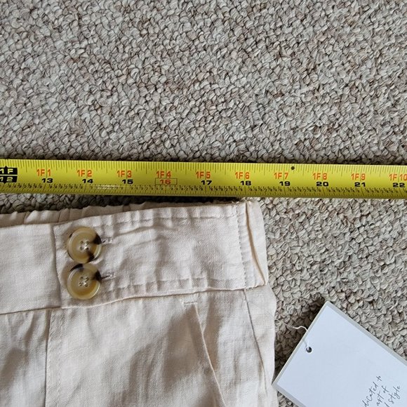 NWT Calligraphie Linen Pants Size XL - Picture 6 of 8